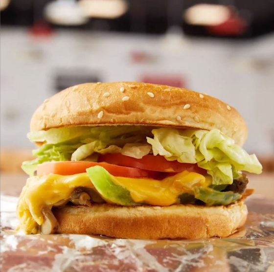 Five Guys Vegan Options veggie sandwich
