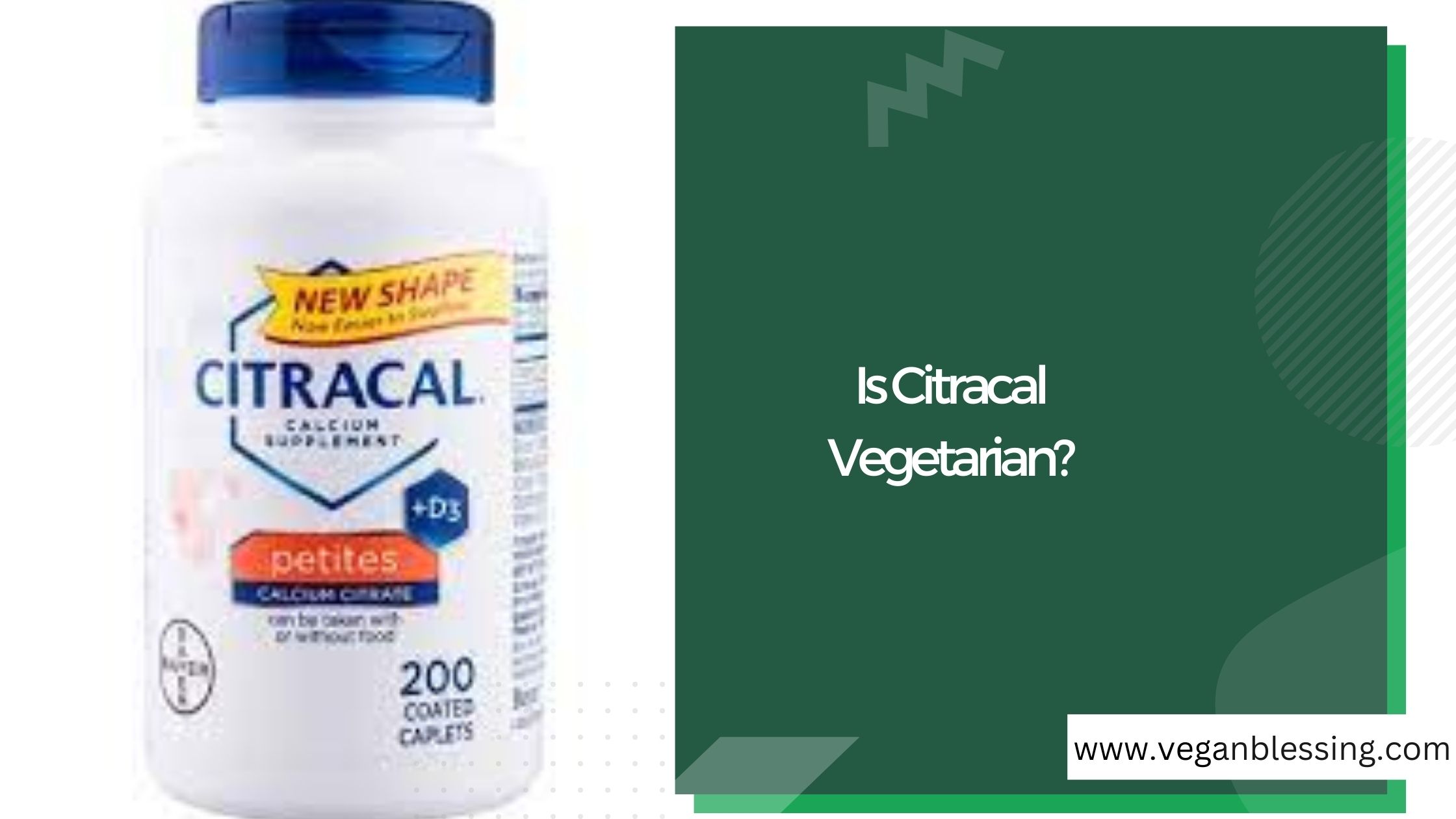 Is Citracal Vegetarian? Is Citracal Vegetarian
